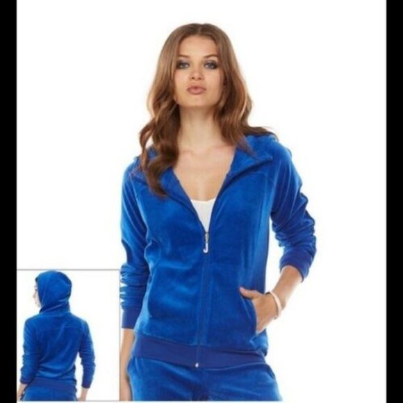 Juicy Couture Velour Set Jacket Pants  H10920 - Picture 8 of 12